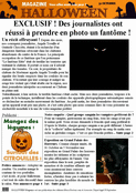 Un fant&ocirc;me effrayant au ch&acirc;teau hant&eacute;
